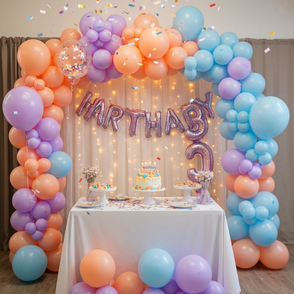 Birthday Balloon Decoration